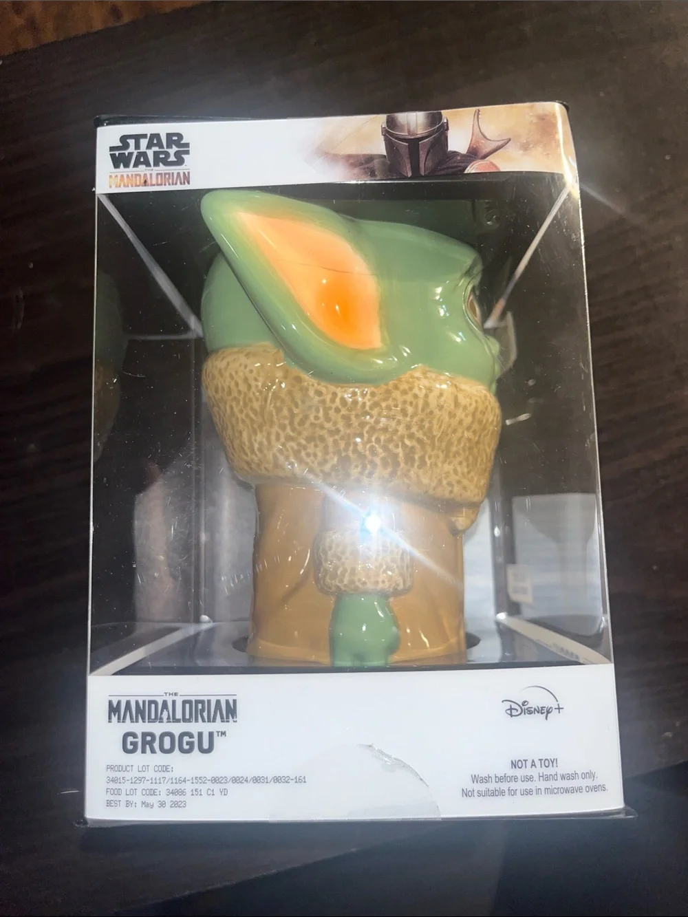 Star Wars Grogu Green and Tan Collectible Goblet